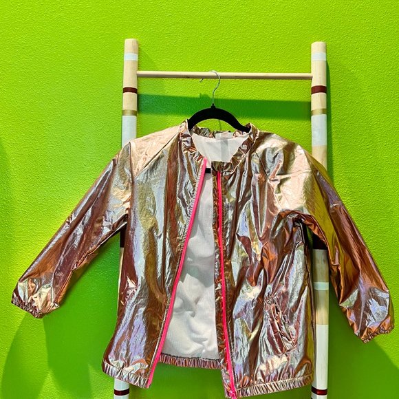 Shiny Rose-Gold Cat&Jack 10-12 Jacket - Picture 3 of 3